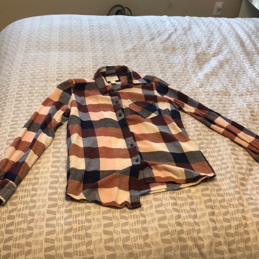 Medium red, white and blue flannel Forever 21